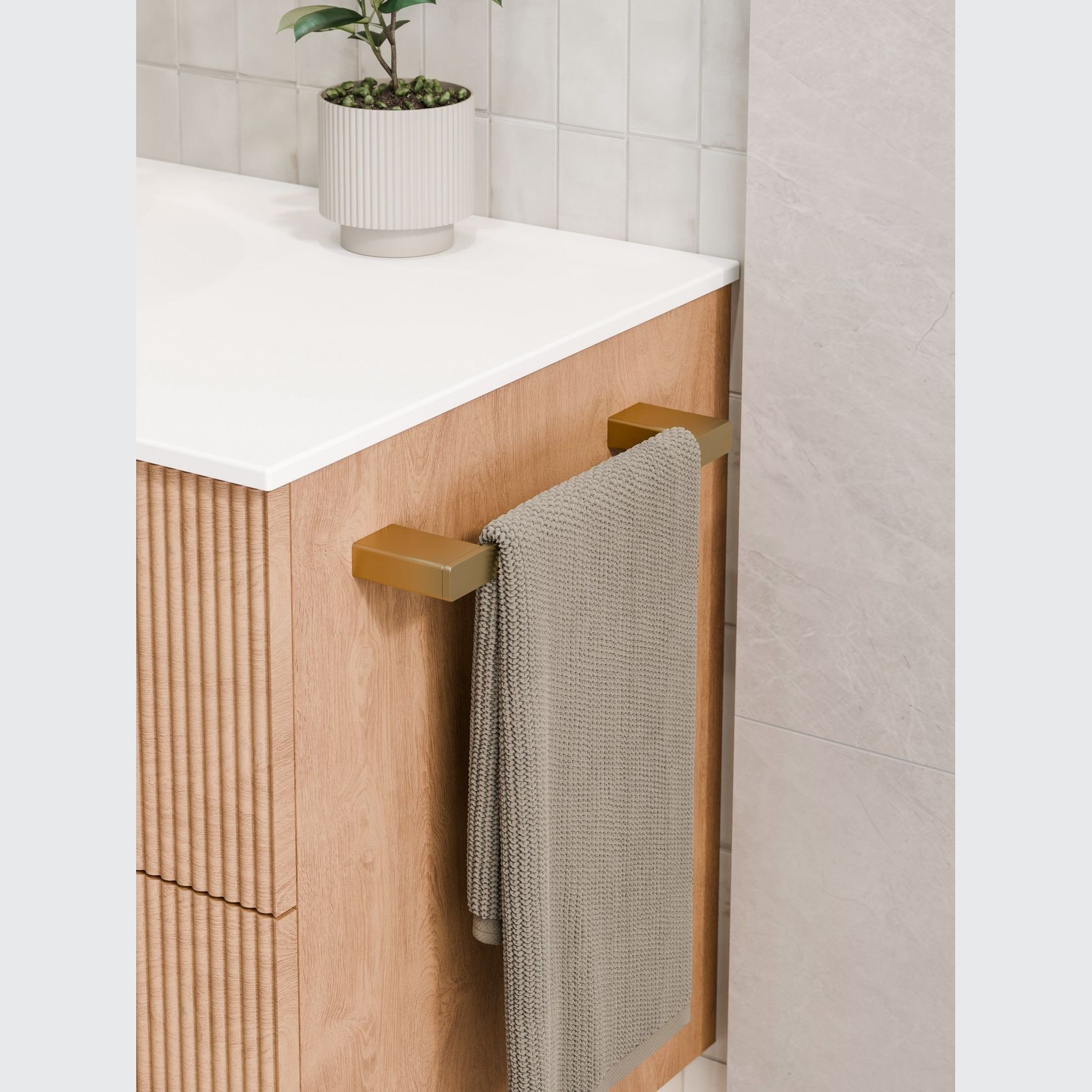 Lineare Hand Towel Rail 300mm gallery detail image