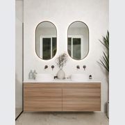 CODE Luxe 1500 Wall Hung Double Basin Vanity | 4 Drawer Side By Side gallery detail image