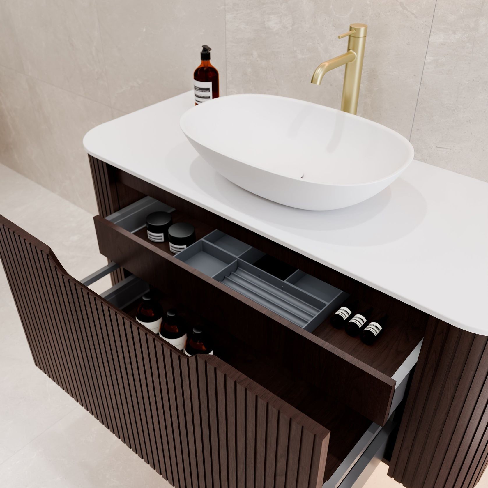 Sora 900 Vanity | Slab Top gallery detail image