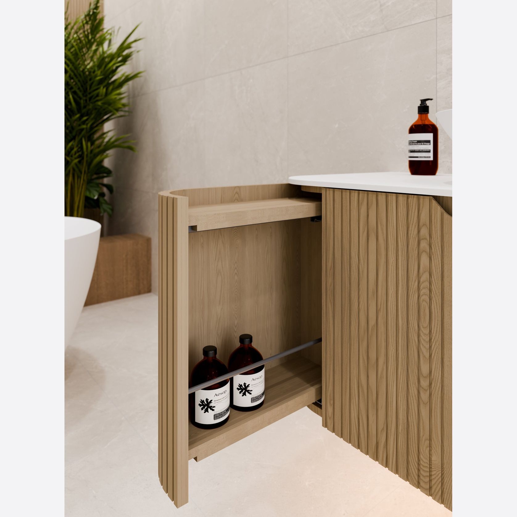 Sora 1500 Wall Hung Vanity | Double Inset Basin gallery detail image