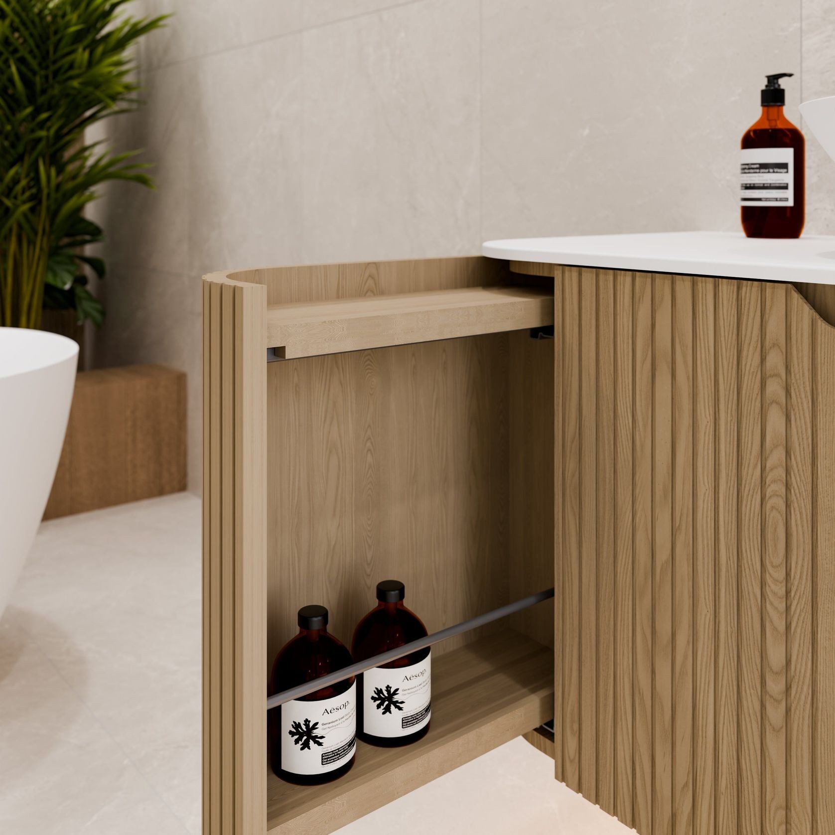 Sora 1200 Wall Hung Vanity | Inset Basin gallery detail image