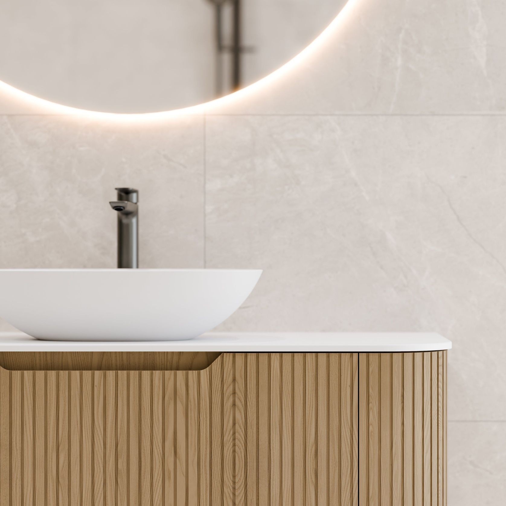 Sora 1800 Vanity | Slab Top gallery detail image
