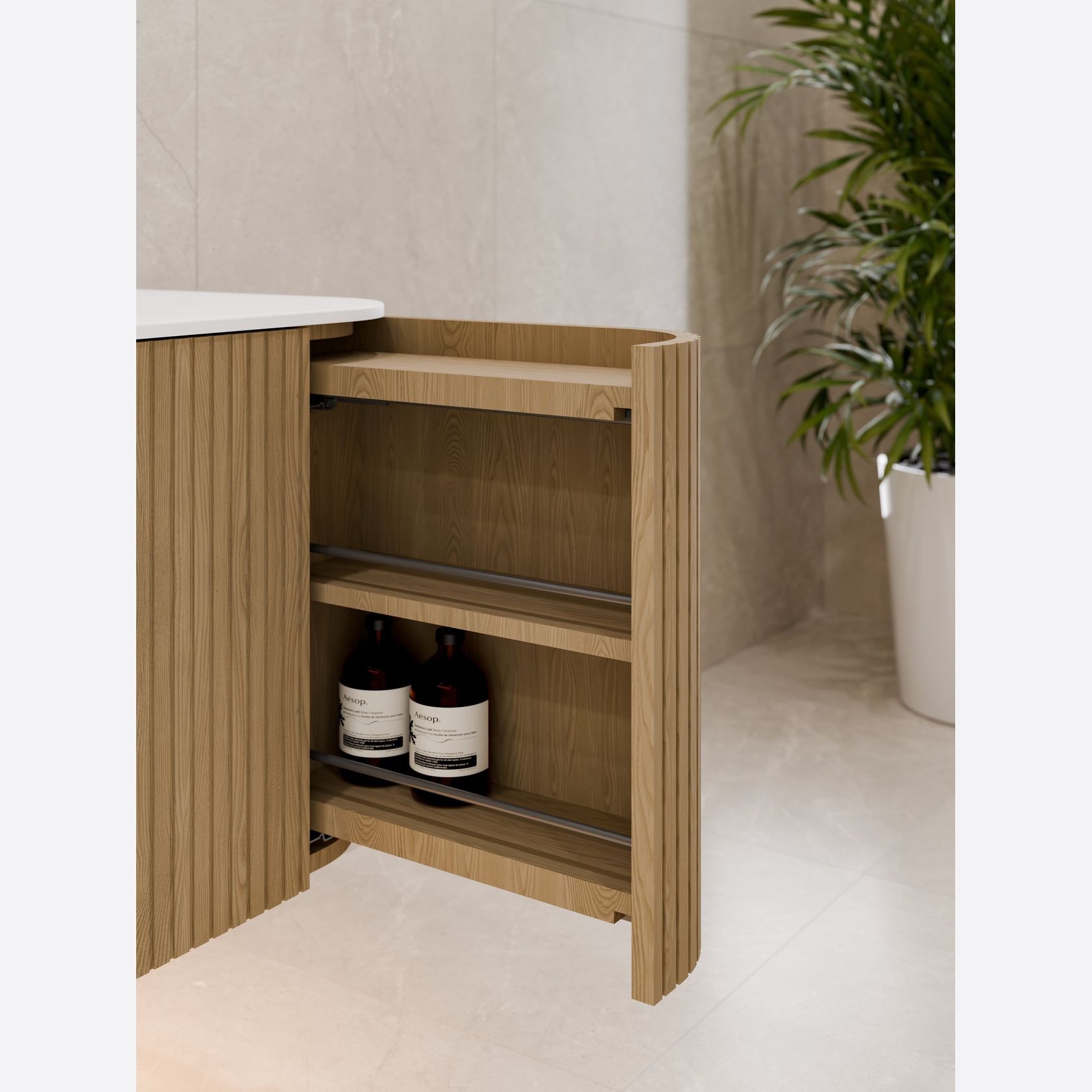 Sora 1200 Wall Hung Vanity | Inset Basin gallery detail image