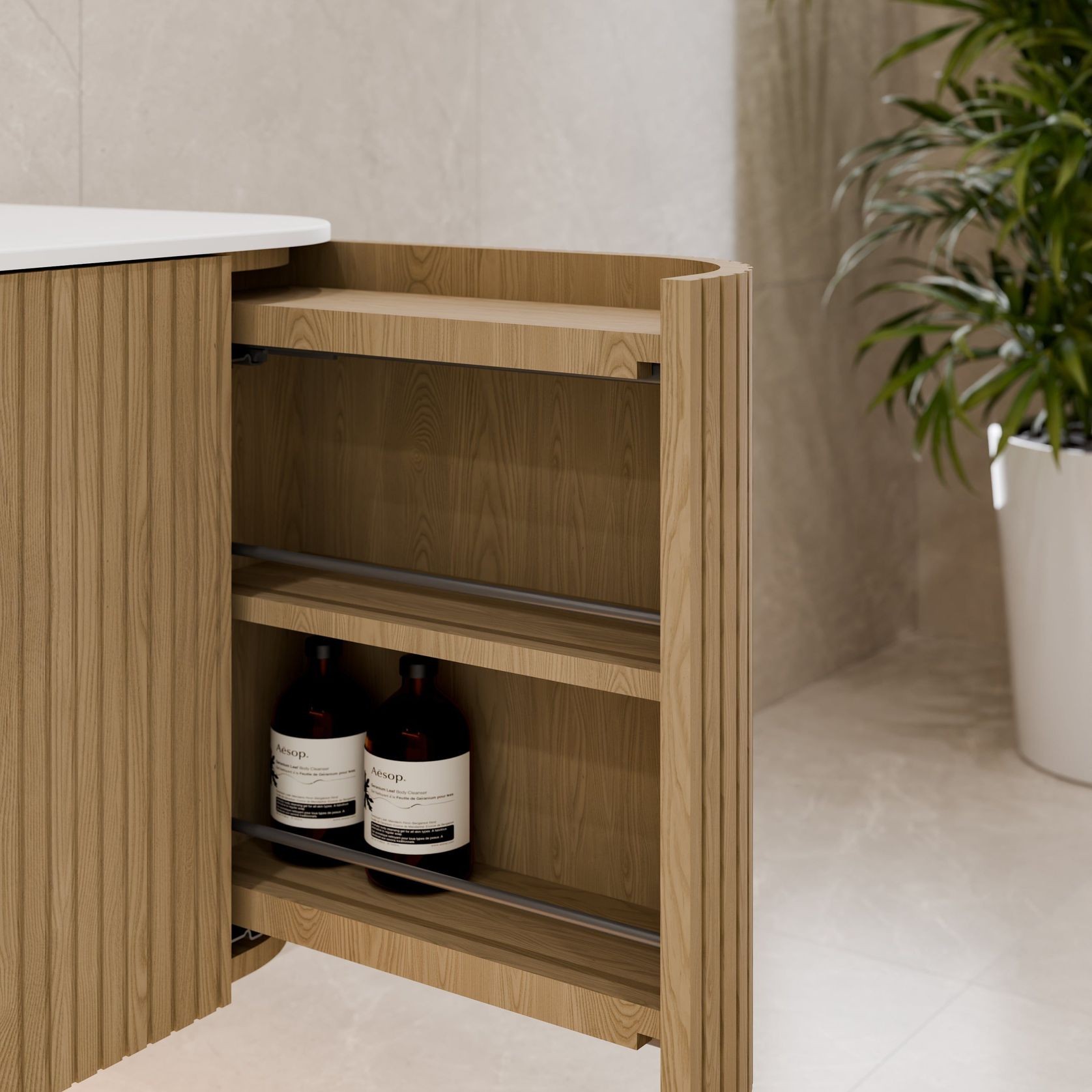 Sora 900 Vanity | Slab Top gallery detail image