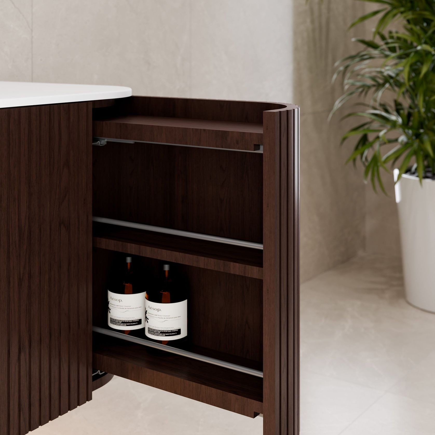 Sora 1200 Vanity | Slab Top gallery detail image