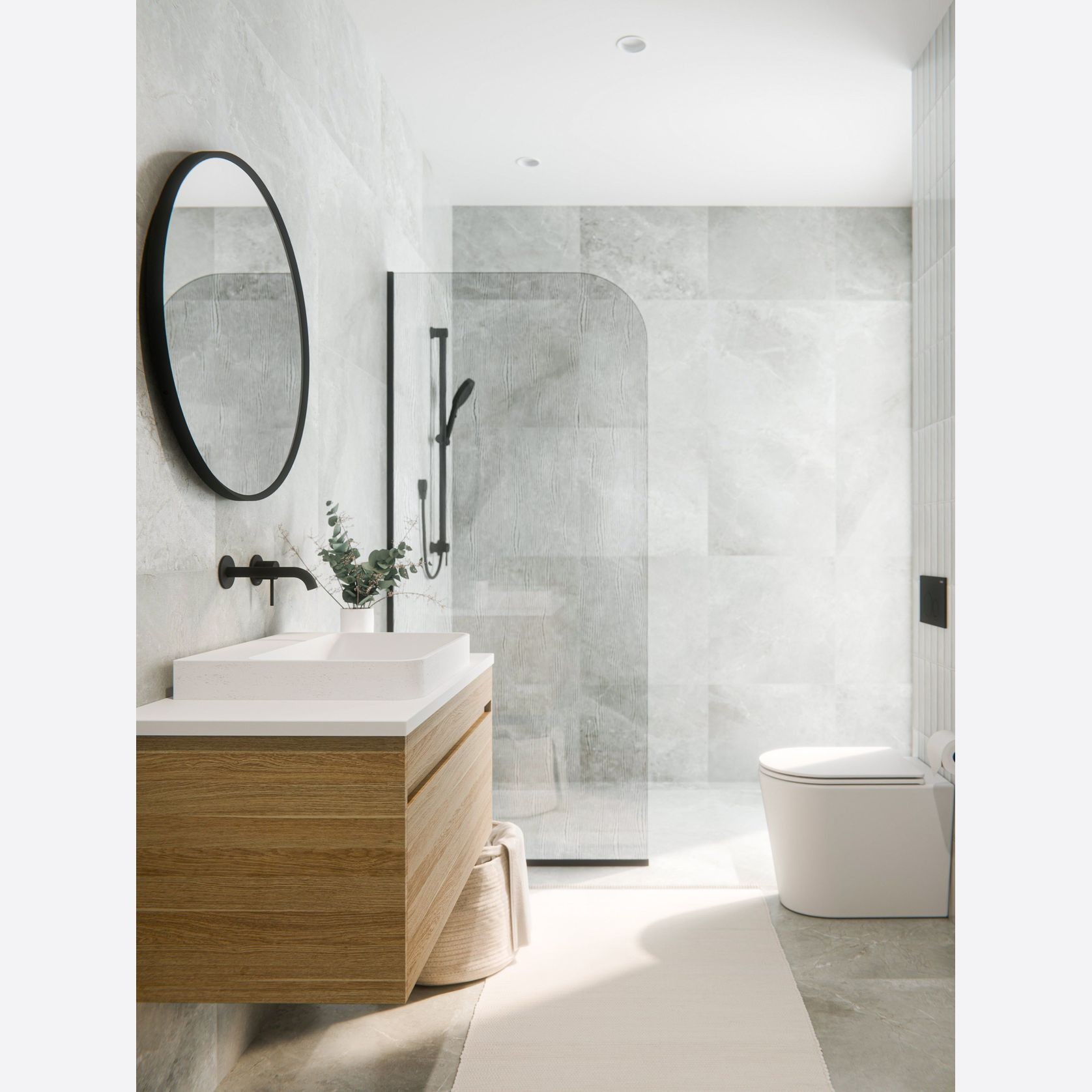Aspect 700 Round Framed Mirror gallery detail image