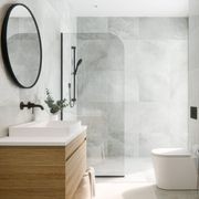 Aspect 700 Round Framed Mirror gallery detail image