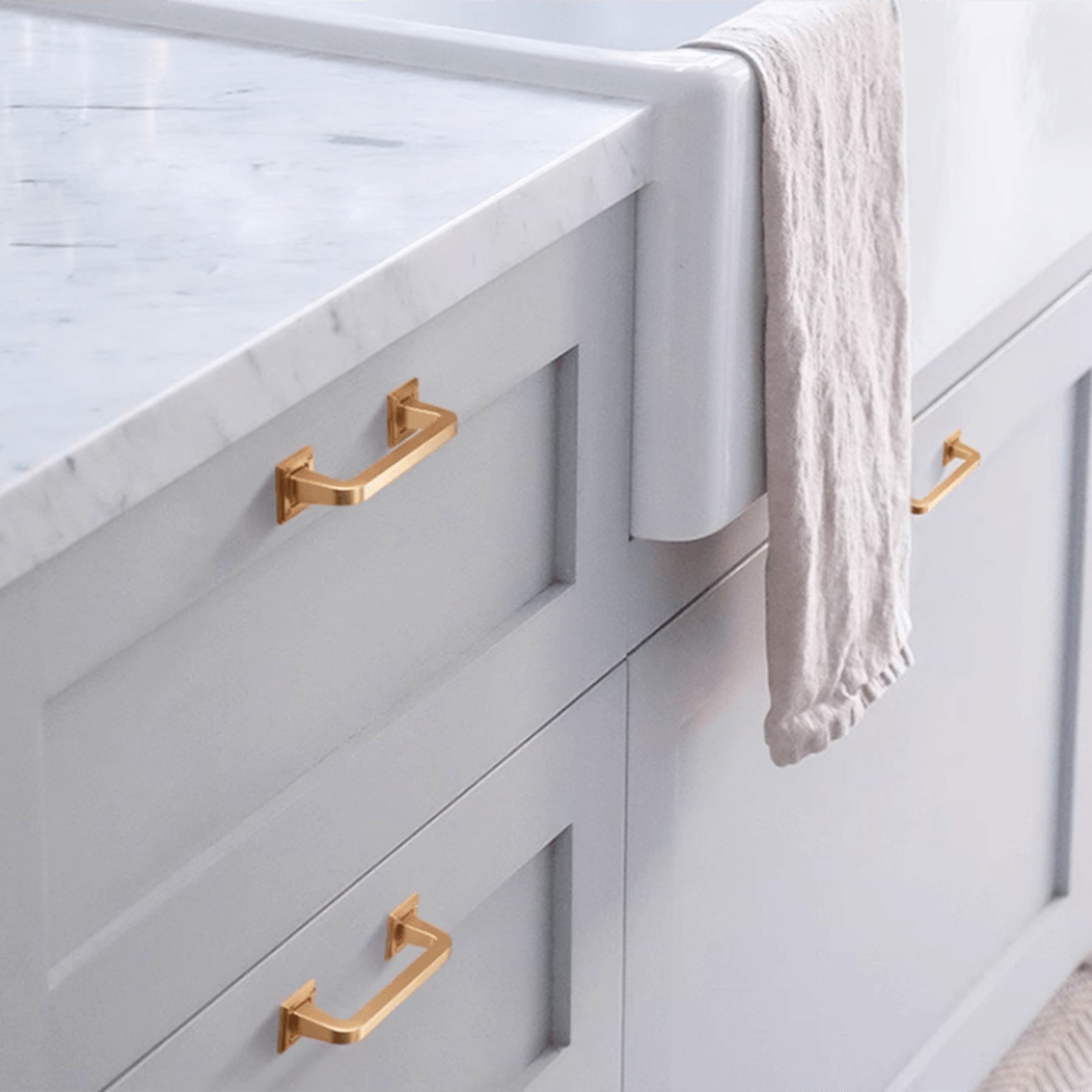 KT&CO Kitchen hamptons handles shepparton Matt black/Brushed brass/Brushed nickel/Chrome gallery detail image