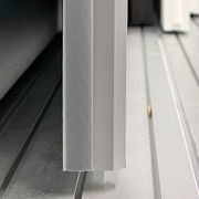 White Melamine With Center Panel Sliding Door gallery detail image