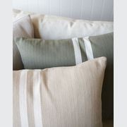 Simpatico Cushion Khaki/White 50x60 gallery detail image