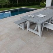 Sinai Pearl Brushed Limestone Tiles gallery detail image