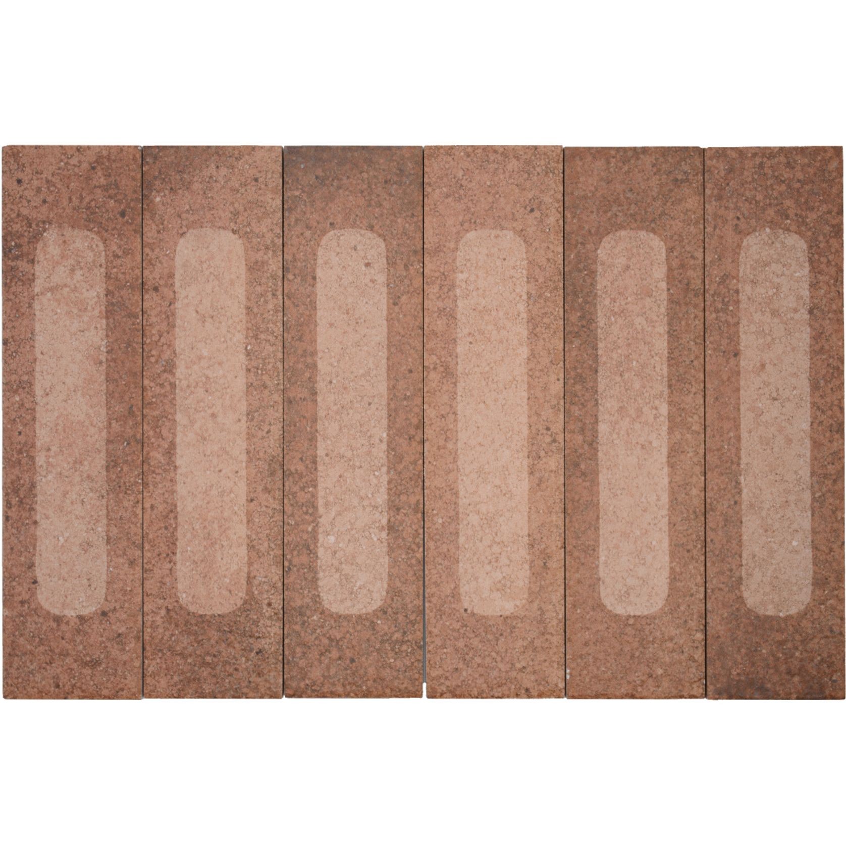 Cinder Brick Paprika 3D | Perini Tiles gallery detail image