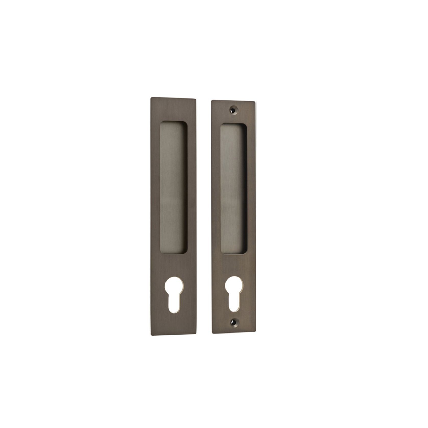 Sliding Door Pull Rectangular Euro Lock gallery detail image
