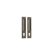 Sliding Door Pull Rectangular Euro Lock gallery detail image