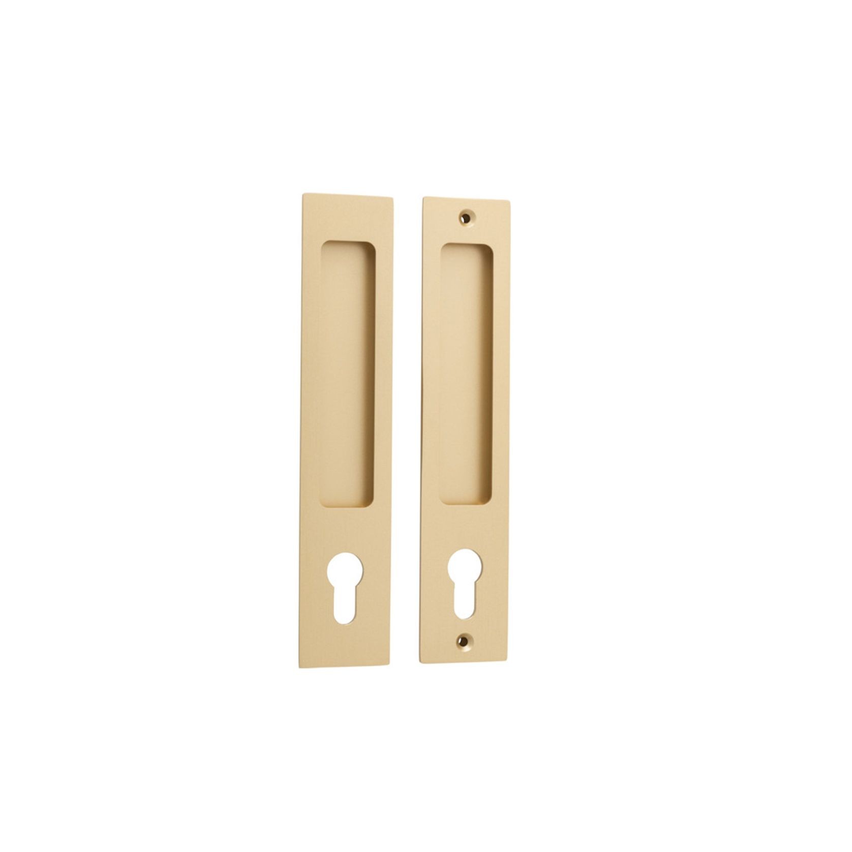 Sliding Door Pull Rectangular Euro Lock gallery detail image