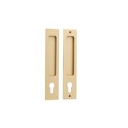 Sliding Door Pull Rectangular Euro Lock gallery detail image