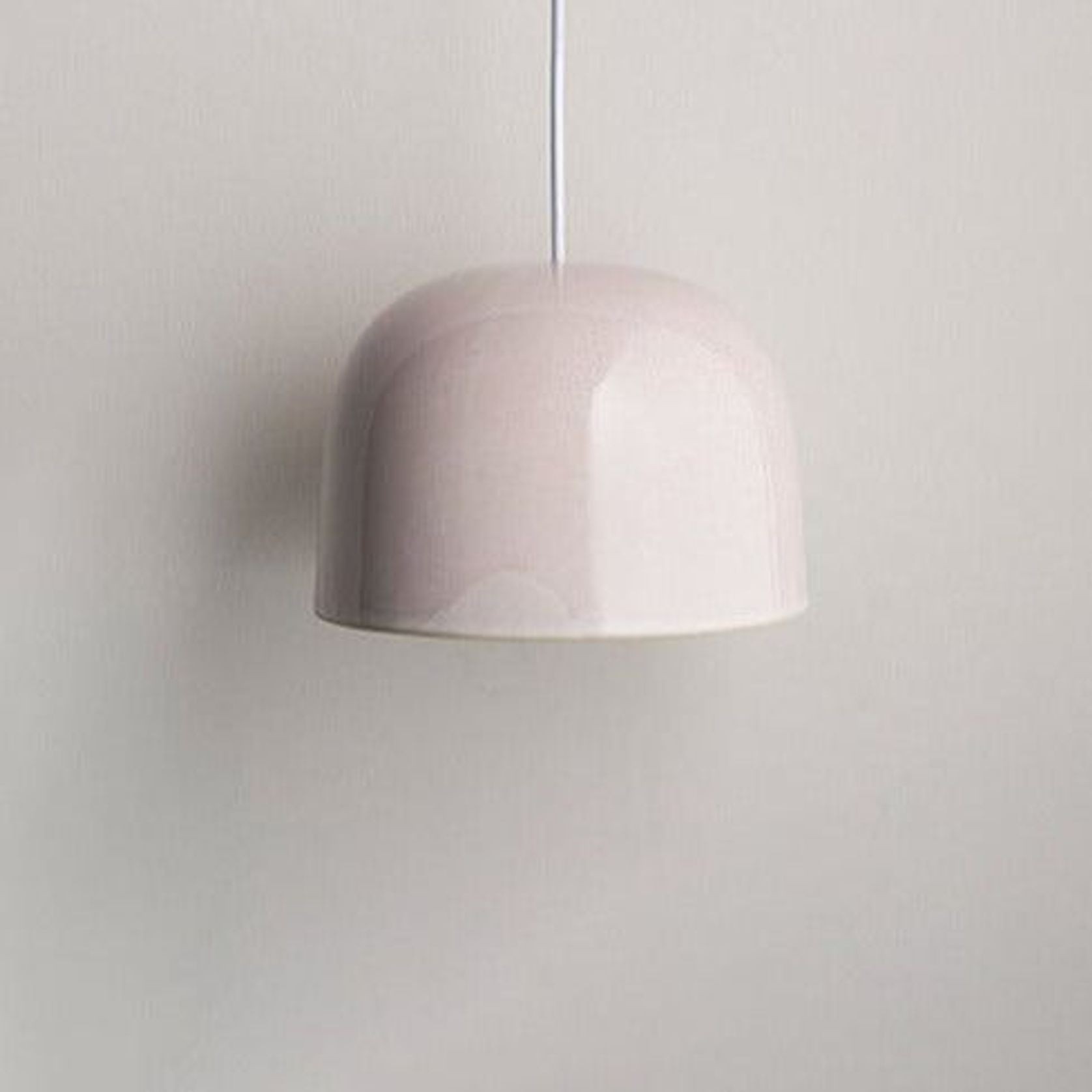 Ceramic Pendant Bell Light Small gallery detail image