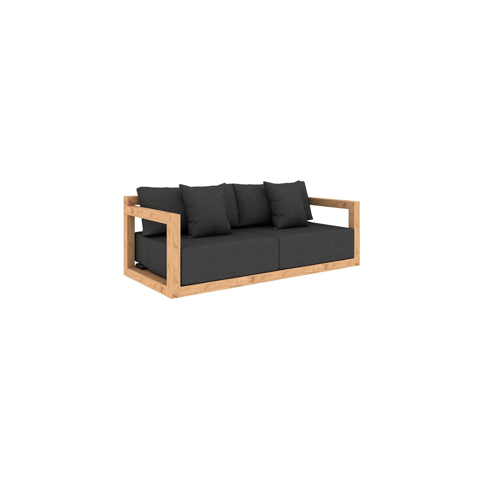 Ibis Outdoor Teak Loveseat Sofa gallery detail image