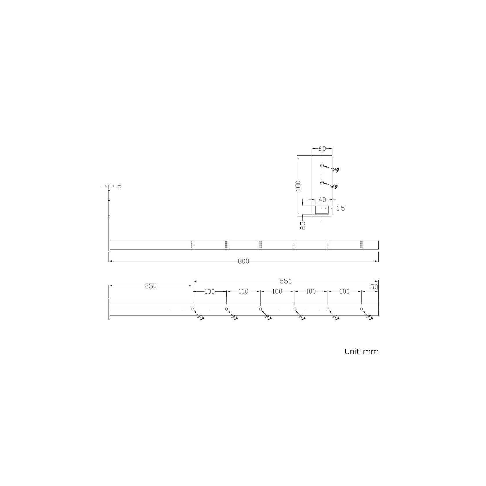 Soffit Wall Mounted Pergola Bracket gallery detail image
