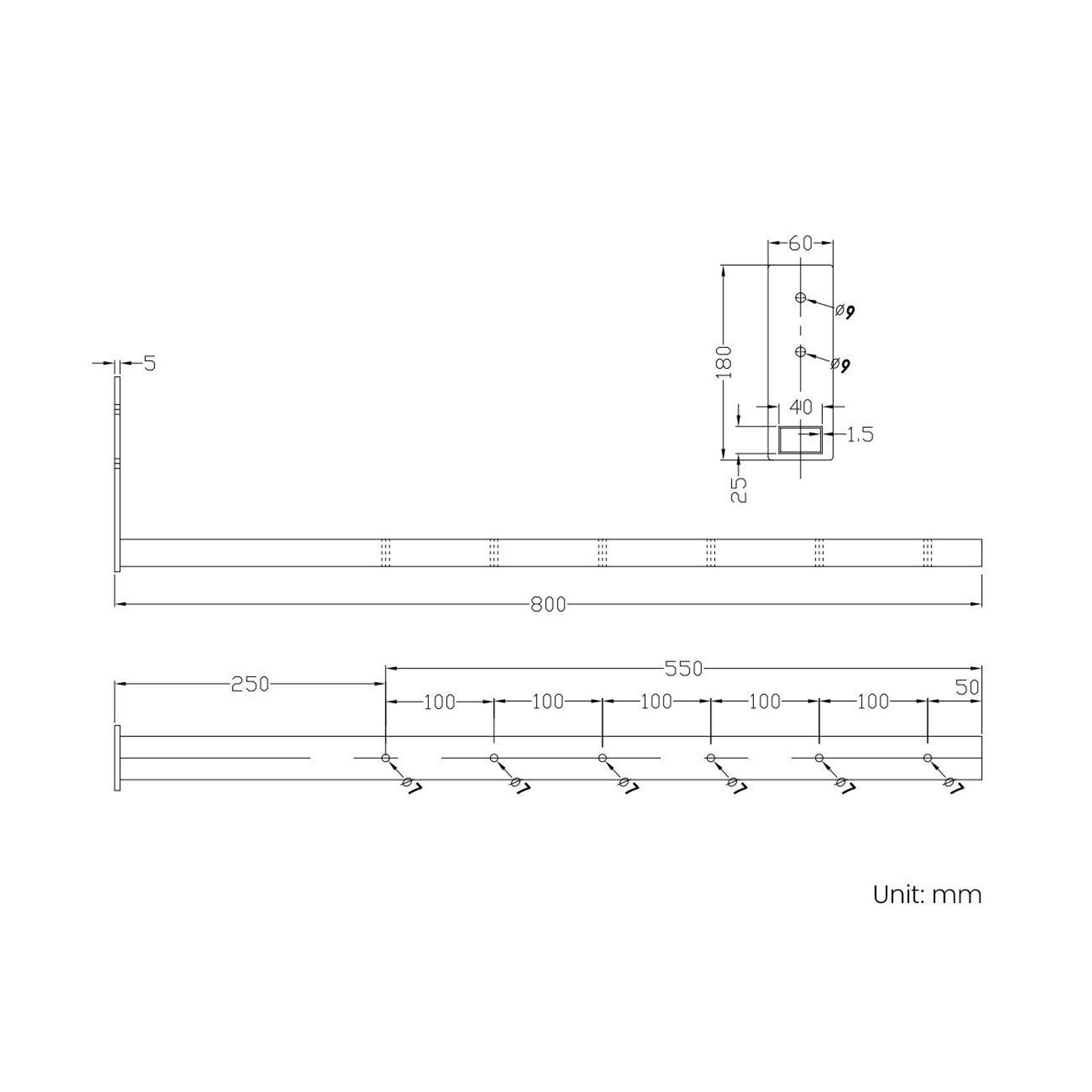 Soffit Wall Mounted Pergola Bracket gallery detail image