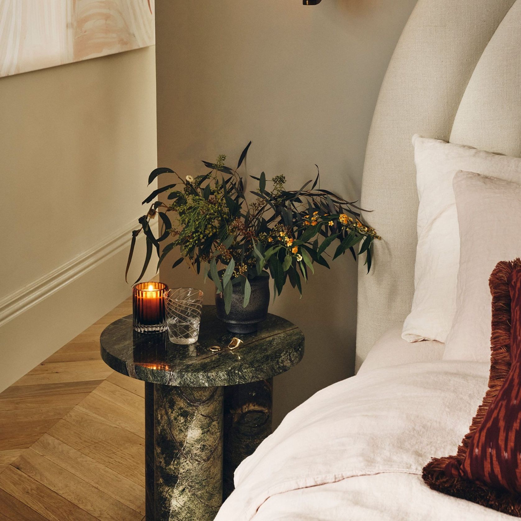 Soho Home | Tisbury Side Table | Jurassic Green gallery detail image