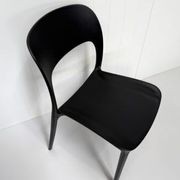 Sophie Resin Dining Chair - Black gallery detail image
