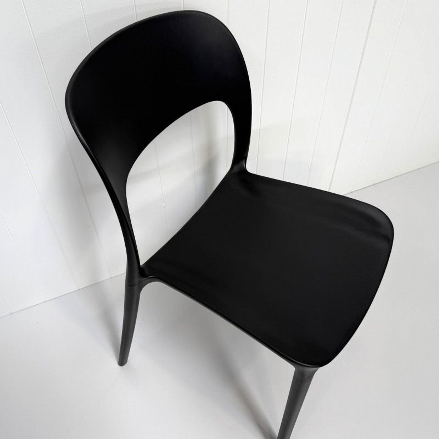 Sophie Resin Dining Chair - Black gallery detail image