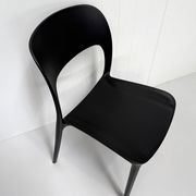 Sophie Resin Dining Chair - Black gallery detail image