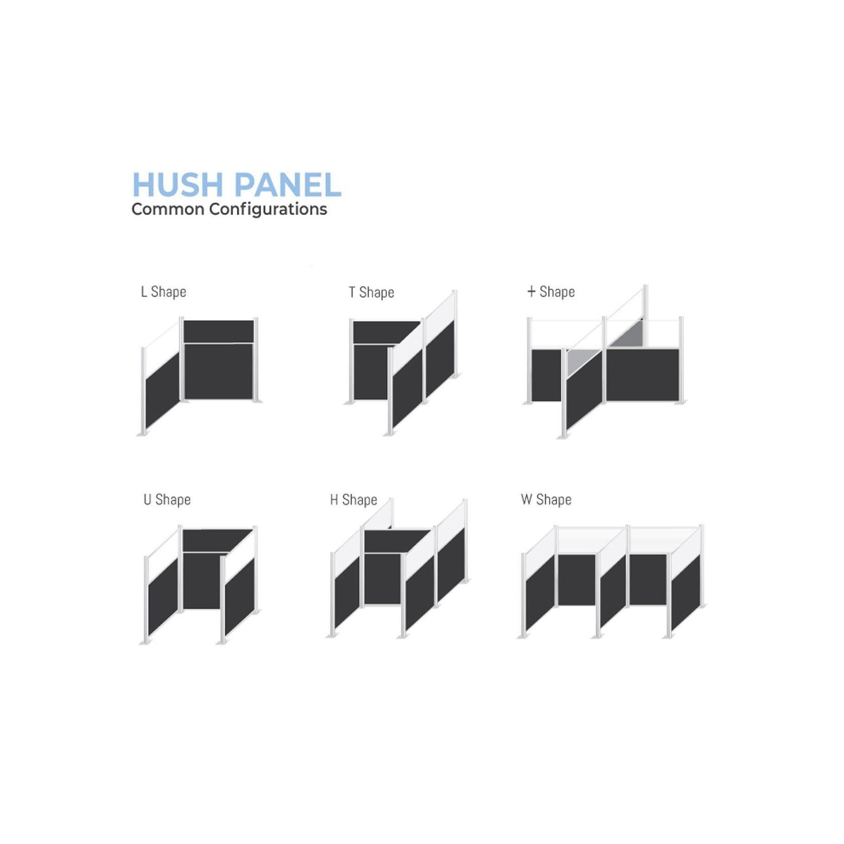 Hush Panel™ Customisable Office Cubicles gallery detail image