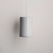Ceramic Cylinder Pendant Light Small gallery detail image