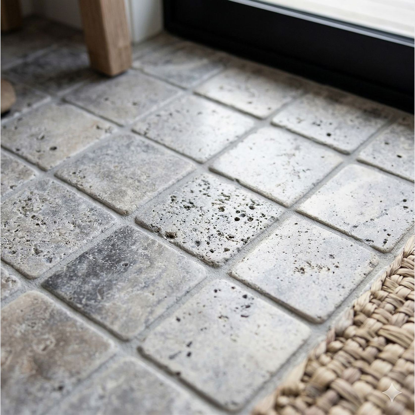 Sparta Silver Travertine Collection | Stone gallery detail image