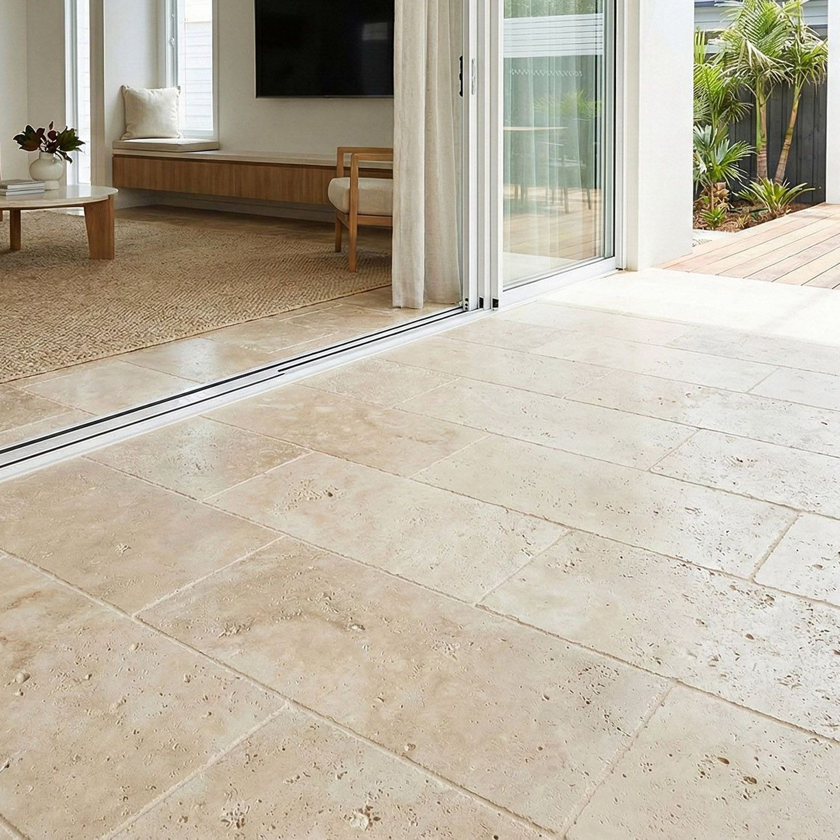 Sparta Light Travertine Collection | Stone gallery detail image