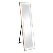 Standing Beveled Mirror 1600 X 400Mm Gold gallery detail image