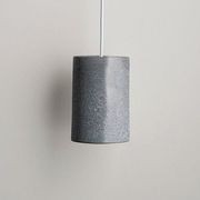 Ceramic Pendant Cylinder Light Large gallery detail image