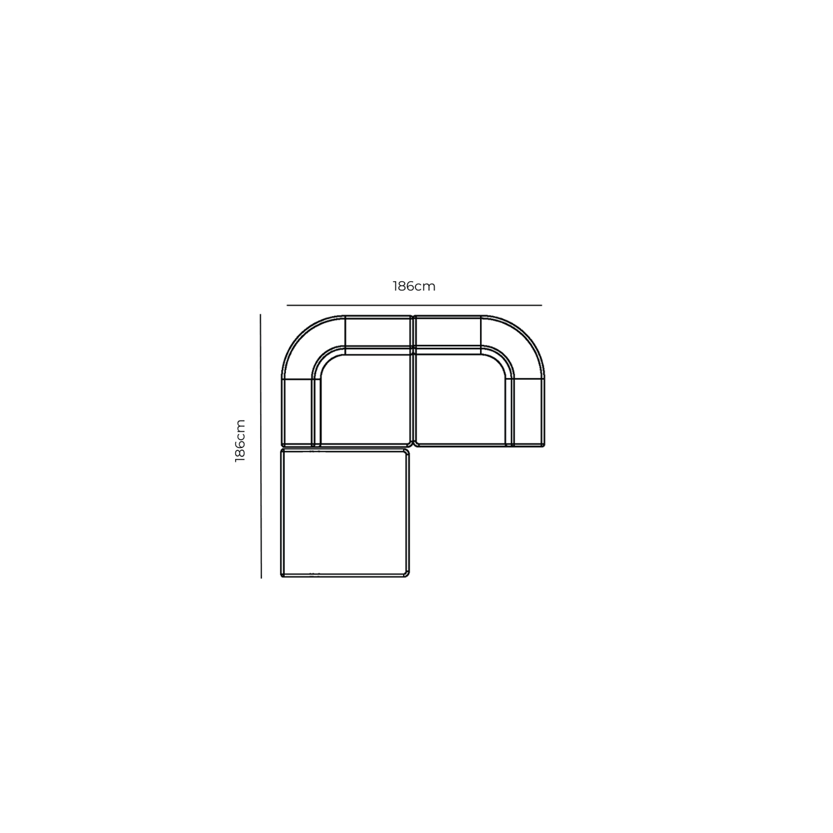 Stretch 3 Seater Chaise Sofa - Fossil Eucalyptus gallery detail image