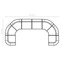 Stretch U Shape Modular Sofa gallery detail image