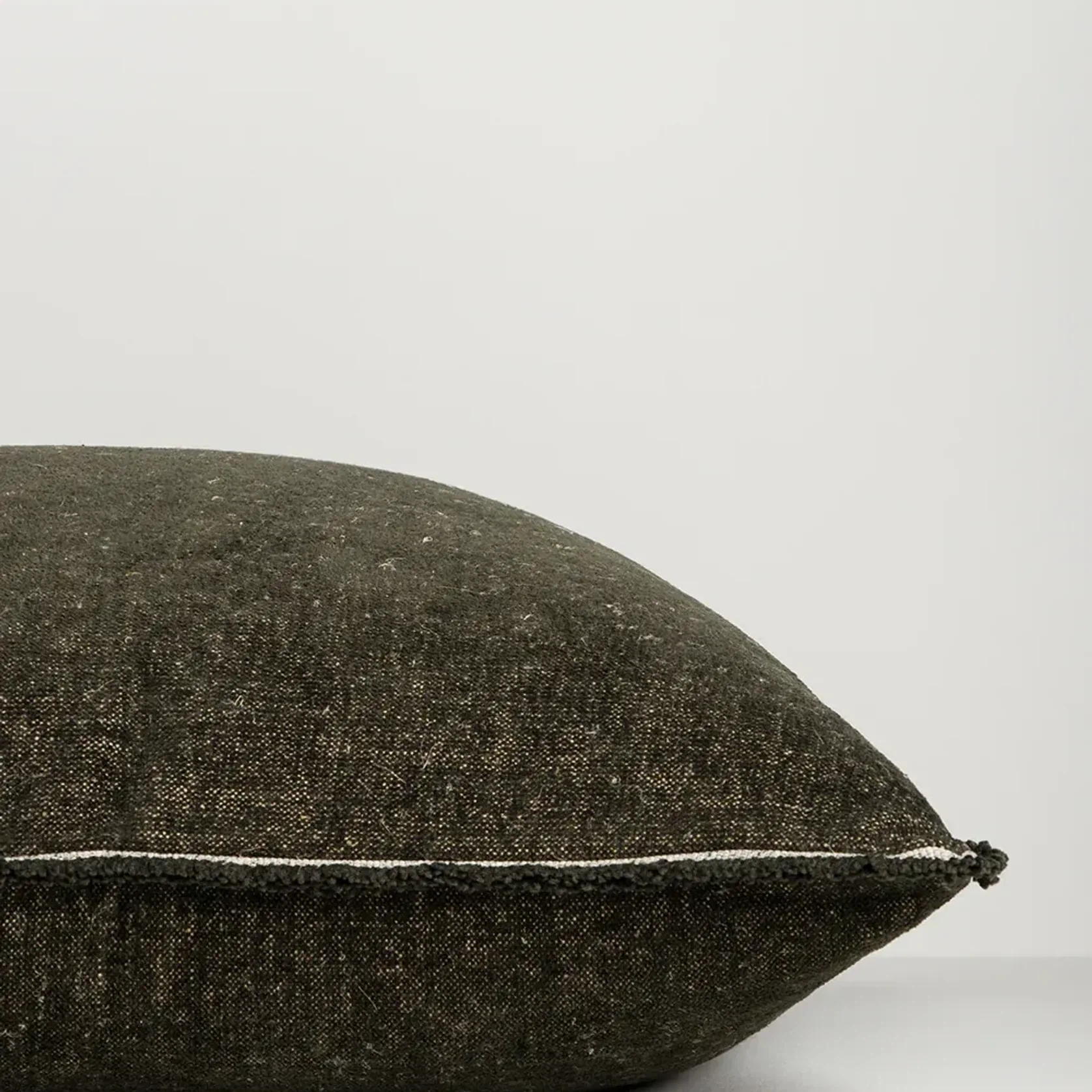 Baya Sutton Cushion - Olive gallery detail image