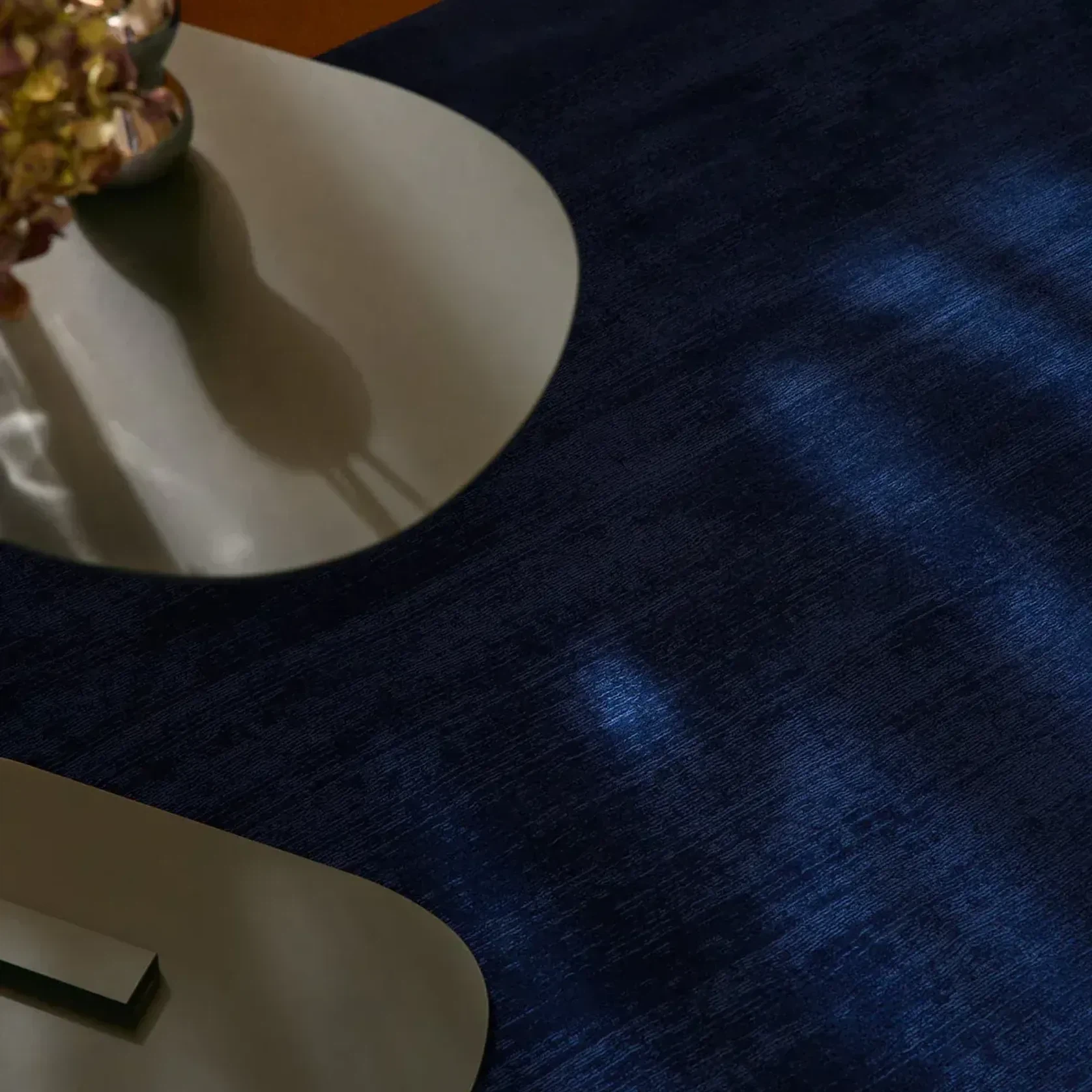 Tribe Home Tait Rug - Electric Navy | 100% NZ Wool gallery detail image