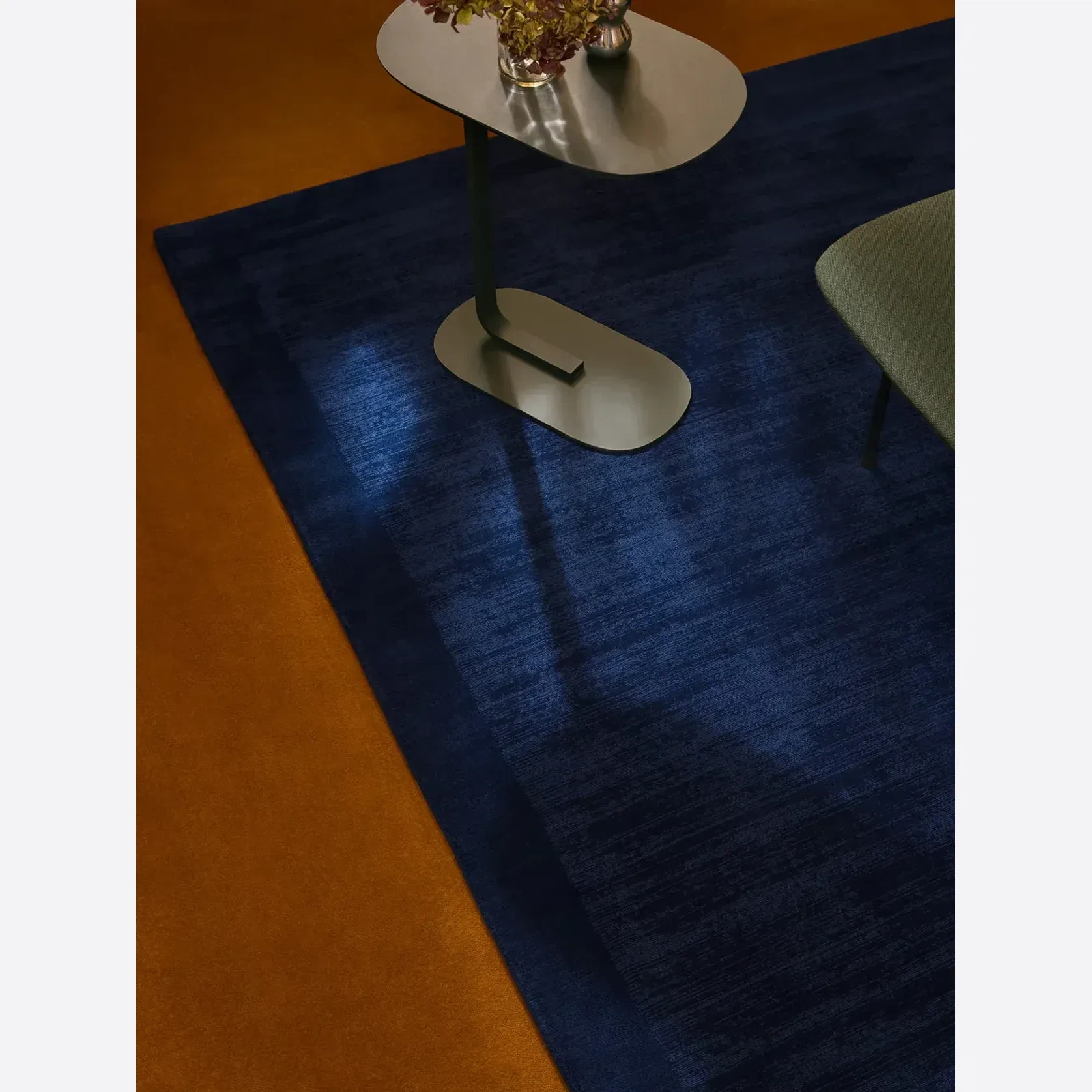 Tribe Home Tait Rug - Electric Navy | 100% NZ Wool gallery detail image