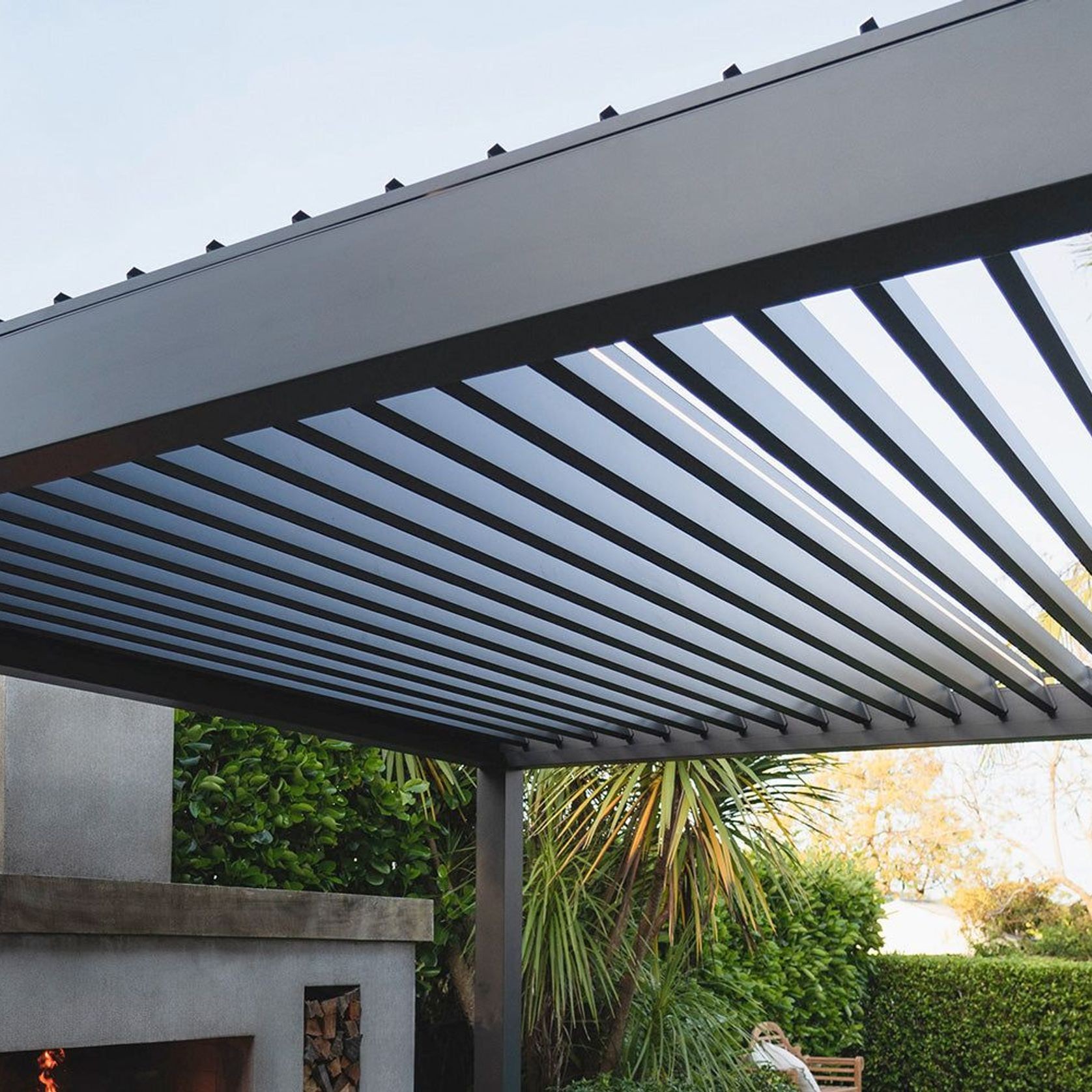 Tasman Motorised Wall Mounted Louvre Roof gallery detail image