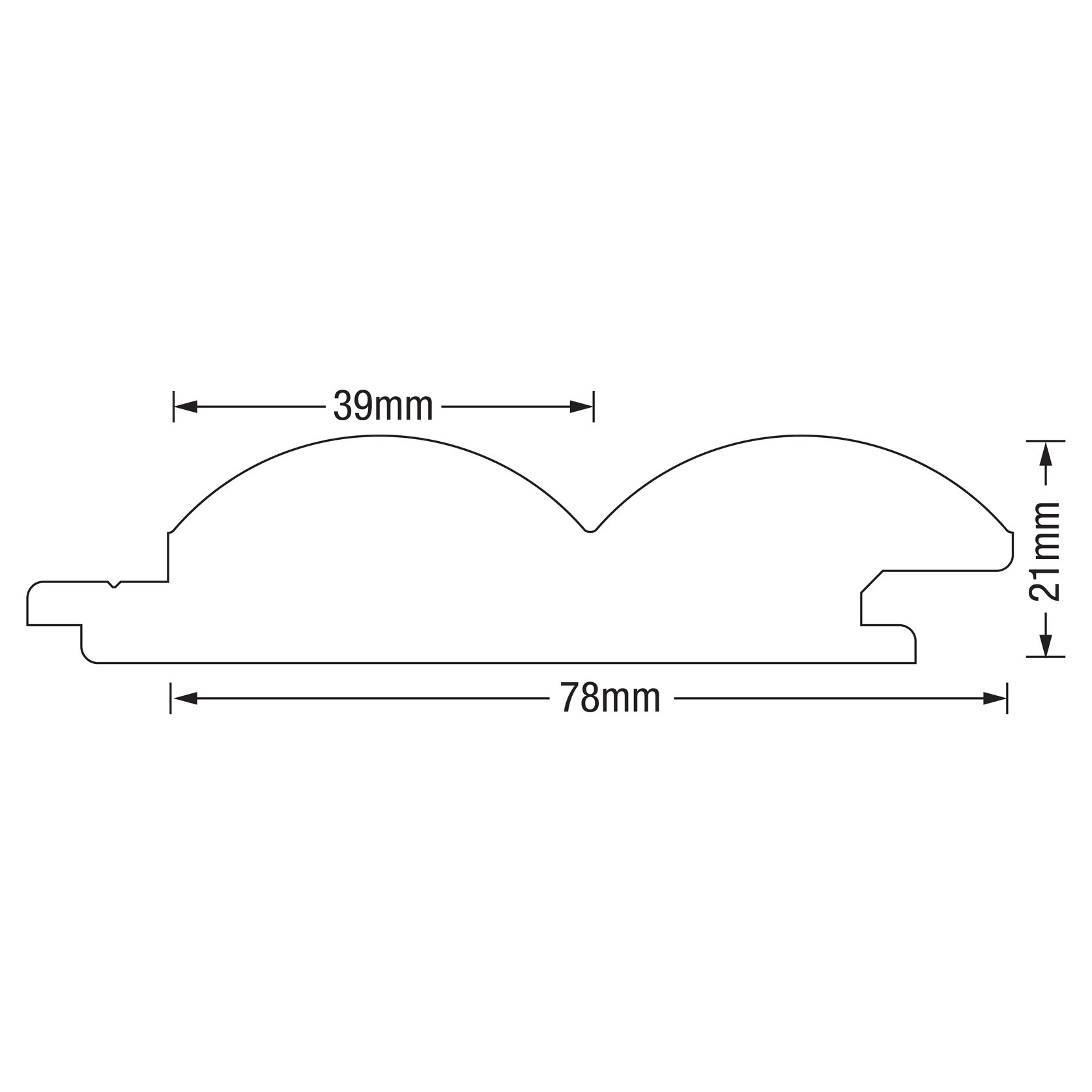 Contours Tasmanian Oak gallery detail image