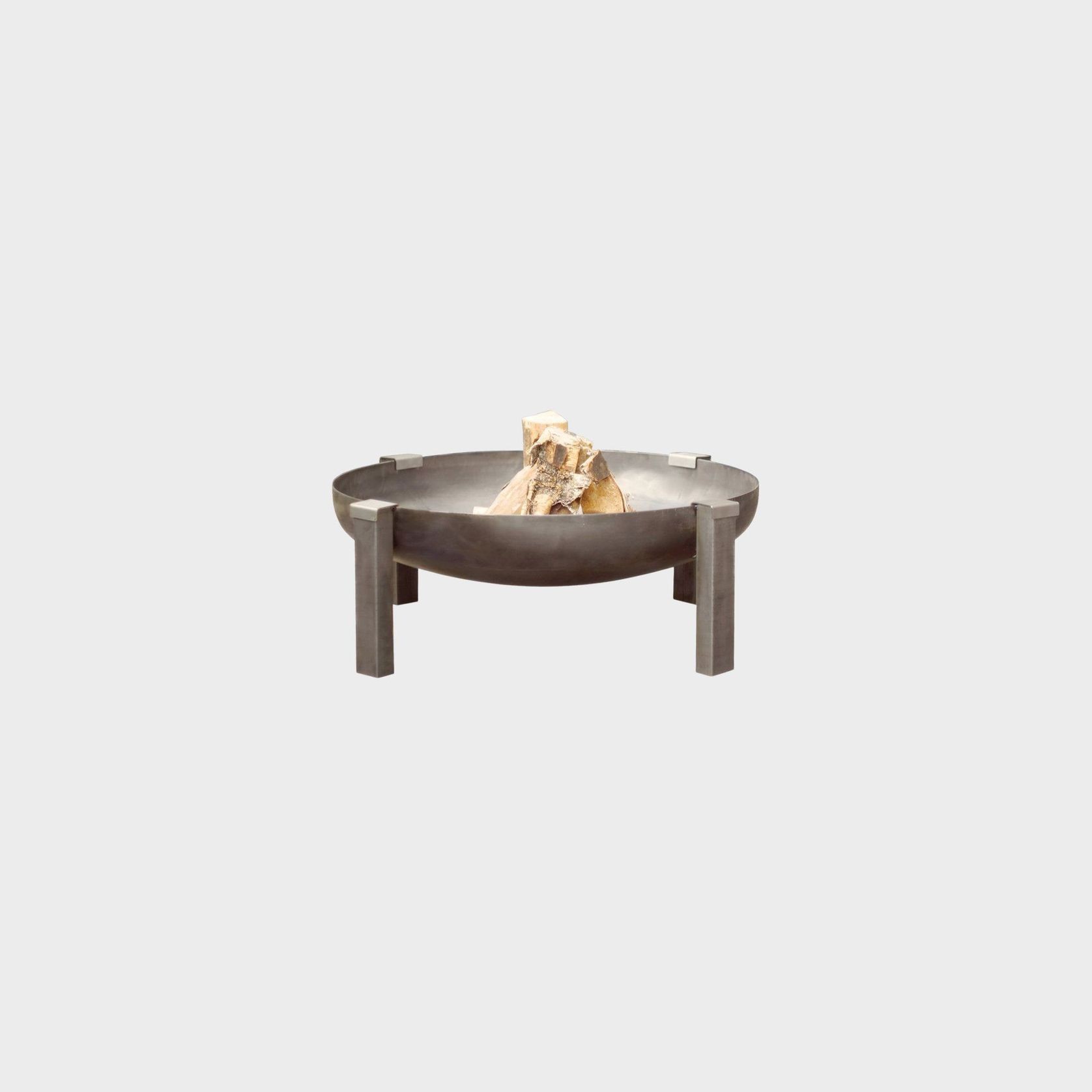 ALFRED RIESS Gunnuhver Steel Fire Pit - Large gallery detail image