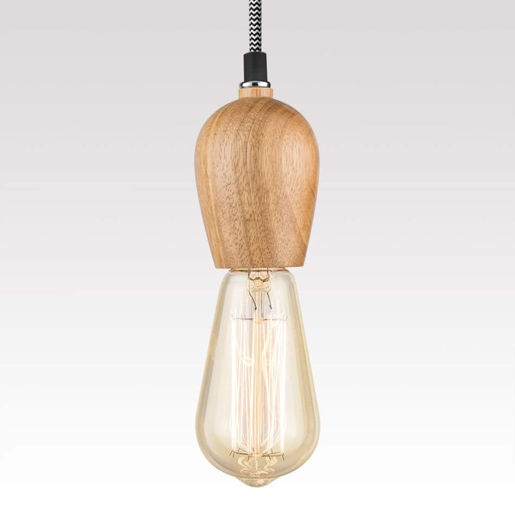 Single Hanging Pendant - Tiny Tim (Chevron) gallery detail image