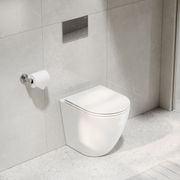 Code Flow Typhoon Inwall Toilet Suite | Chrome Button gallery detail image