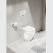 Code Flow Typhoon Inwall Toilet Suite | Matte White Button gallery detail image
