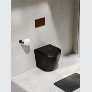 Code Flow Typhoon Inwall Toilet Suite | Brushed Copper Button gallery detail image