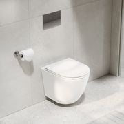 CODE Flow Typhoon Wall Hung Toilet Suite | Chrome Button gallery detail image