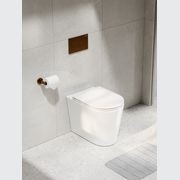 CODE Pure Typhoon Inwall Toilet Suite | Brushed Copper Button gallery detail image