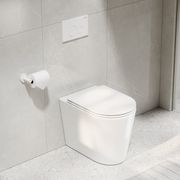 CODE Pure Typhoon Inwall Toilet Suite | Matte White Button gallery detail image