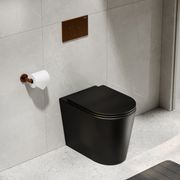 CODE Pure Typhoon Inwall Toilet Suite | Brushed Copper Button gallery detail image